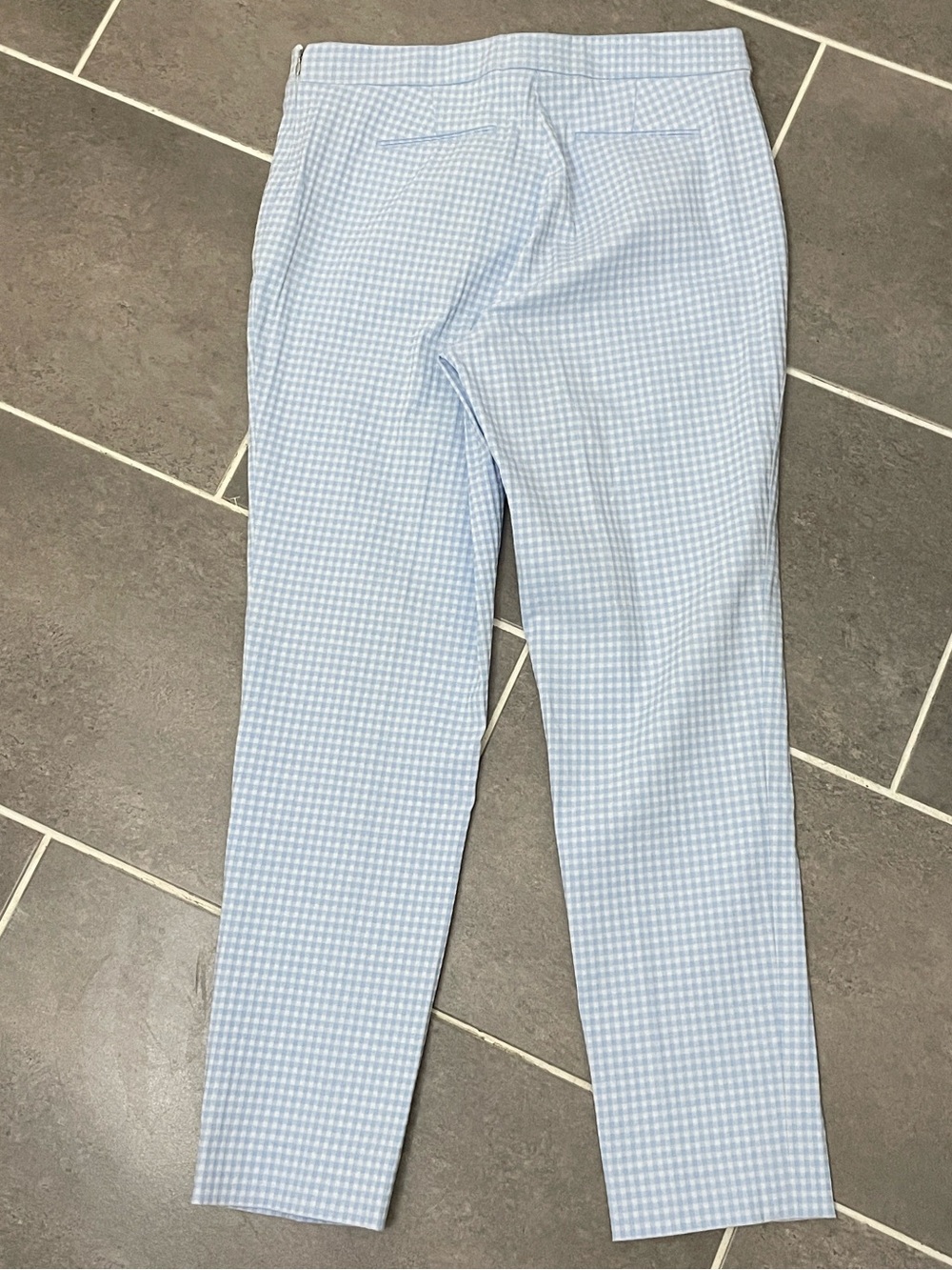 Per se Gingham Hi Rise Slim Ankle Pant size 10 - Picture 2 of 10